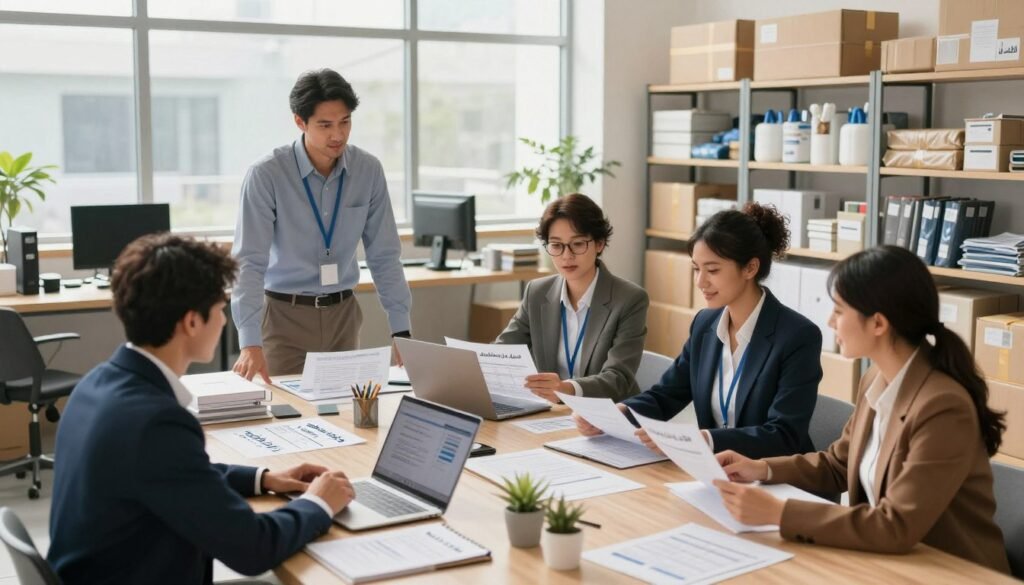 خطوات العمل في شركة الخط السريع