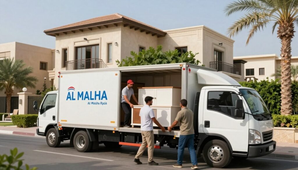نقل عفش حي الملقا الرياض ونقل أثاث حي الملقا الرياض